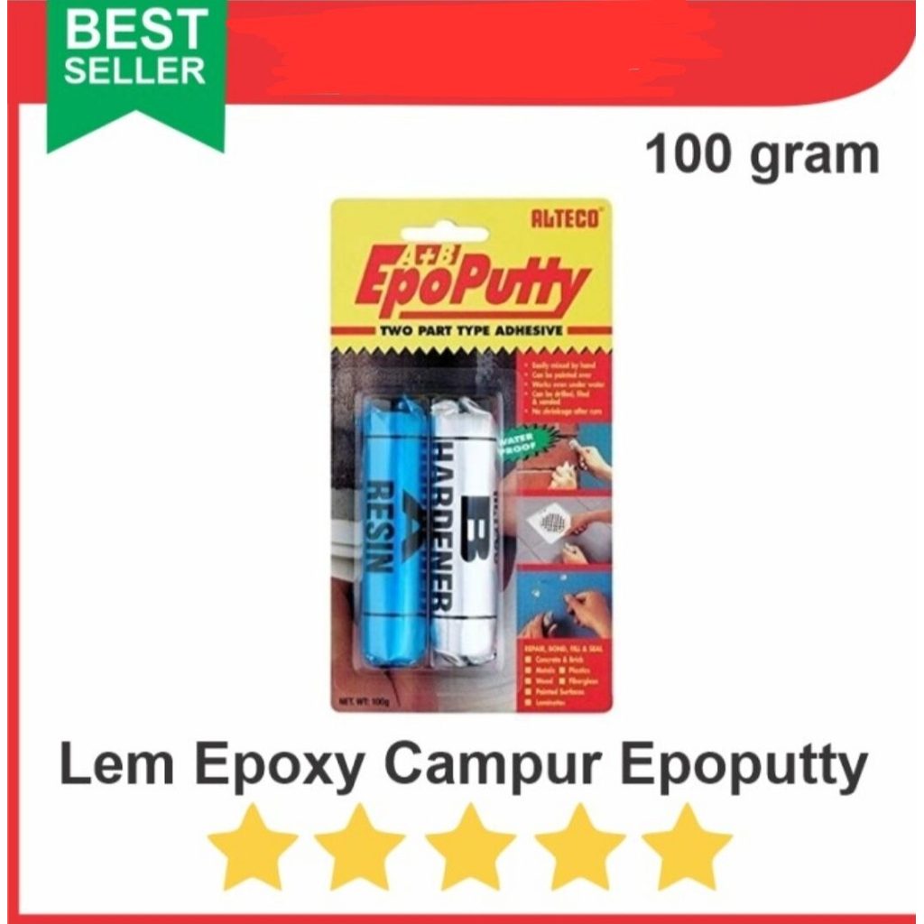 Lem porting lem kapal lem epo putty 100gr tribon lem monster lem alteco lem epoputty lem epoputy lem