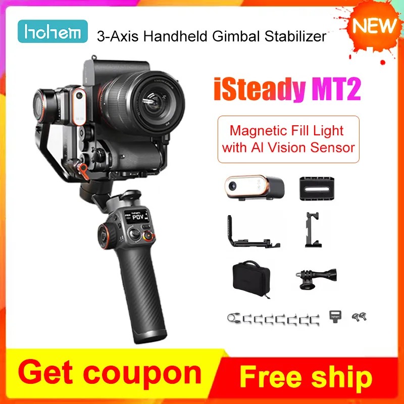 Hohem iSteady MT2 Kit 3 Axis Gimbal Stabilizer for Mirrorless