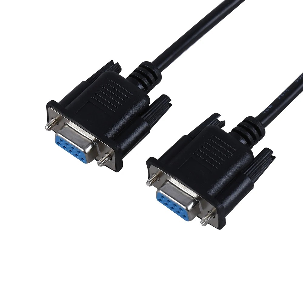 FLASH SALE    DB9 pin Serial Cable RS232 COM Wires DB9 Female to Female 9 Hole Male to Female Direct