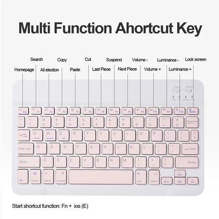 Onesos Keyboard Mouse Keyboard Touchpad Wireless Bluetooth 8 10 Inch Usb Office Silent Click Laptop