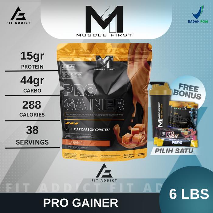 M1 Muscle First Gold Pro Gainer 6 Lbs 6 Lb 6Lbs 6Lb Musclefirst Gainer #Gratisongkir