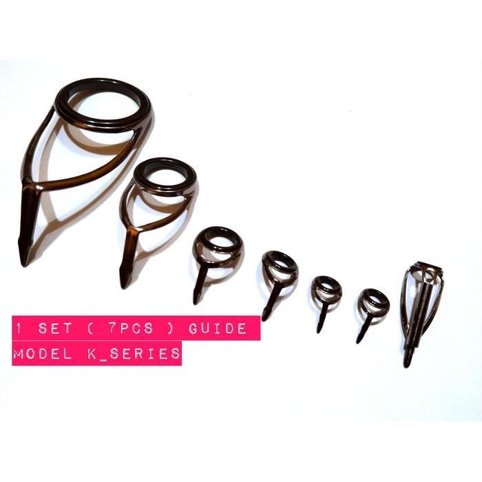 RING joran set GUIDE SET 7 PCS GUIDE TORZITE NON FUJI