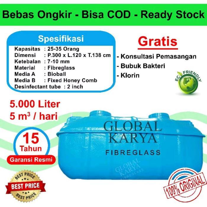 Septictank Biofilter 5000 Liter - Septic Tank Bio - Biotank - Biotech Terbaru 