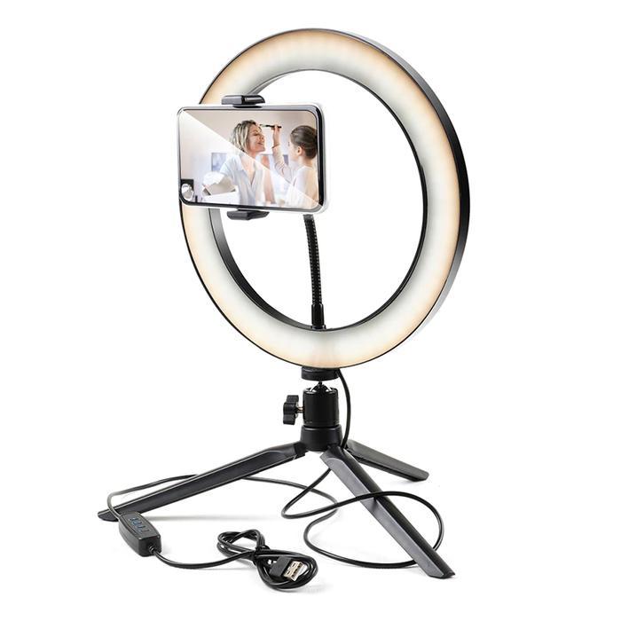Ringlight 20Cm Lampu Halo O Ring Light Youtuber Makeup Lighting Kamera Terlaris