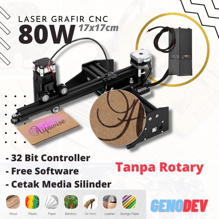 [VMC] Laser Grafir Metal Engraving 80W Portable Laser Marking 2 Sumbu - 80W 32Bit