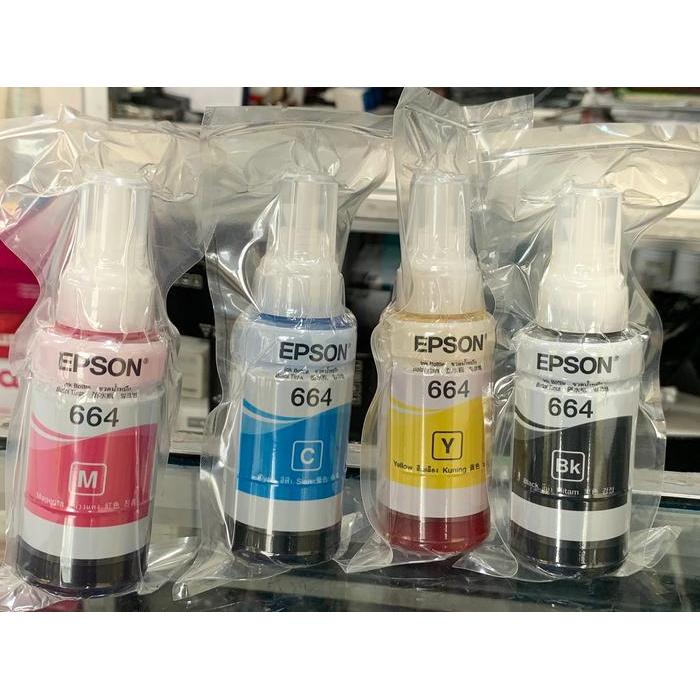 (PROMO) TINTA EPSON 664 LOSTPACK/ UNBOX/ TANPA BOX DUS ORIGINAL BAWAAN EPSON
