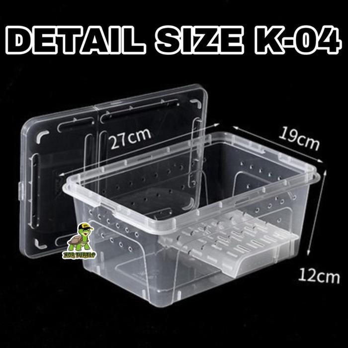 REDAY Terlaris AMPHIBI REPTILE BOX K3 KANDANG PACMAN FROG PANANA LEOPARD GECKO CROCODILE SKINK KURA