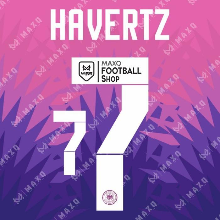 [ Nameset ] Germany Jerman Euro 2024 Away Havertz 7