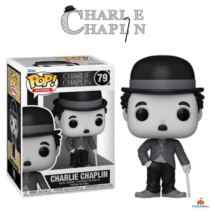HOT SALE FUNKOPOPICONS CHARLIE CHAPLIN - CHARLIE CHAPLIN #79 TERMURAH