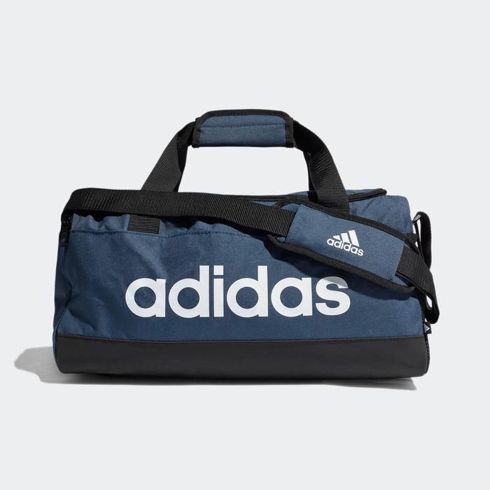 Adidas Lifestyle Essentials Logo Duffel Bag Extra Small Unisex Blue Gn2035 Terlaris