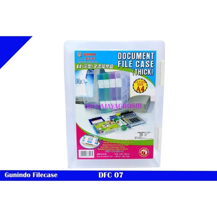 GUNINDO Document File Case A4 DFC-007 Map File Plastik Tebal