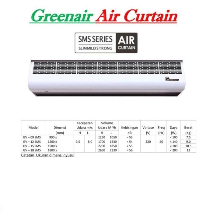 GREENAIR GV15SMS Air curtain GV-15SMS Strong Air Curtain