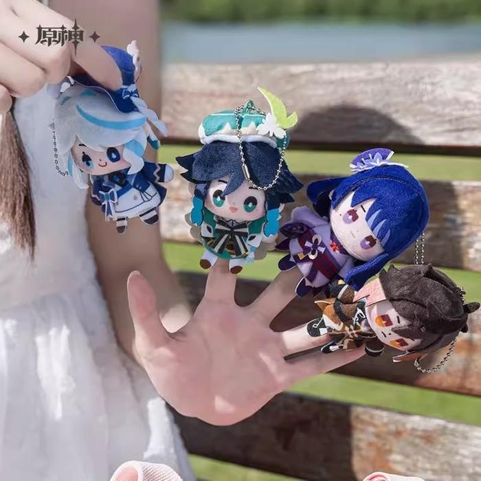DISKON Raiden Shogun Zhongli Nahida Genshin Fes. 2023 Archon Finger Puppet