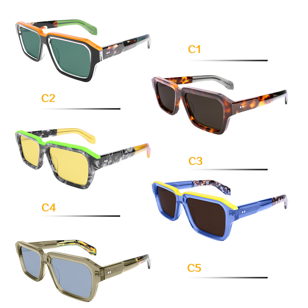 VZONE UV400 Protection Sunglasses Women Oversized Polarized Glasses for Men Trendy Retro Thick