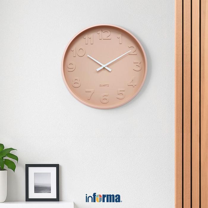 Informa 30 cm Jam Dinding Wall Clock Jam Tembok Dekorasi Dinding
