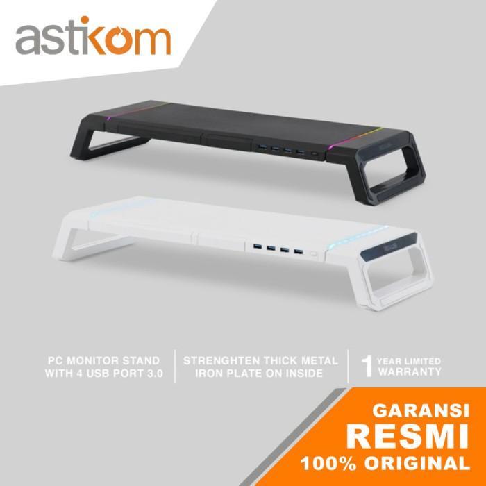 Monitor Stand Rexus Trant Fp03 Rgb Usb 3.0 Monitor Stand Rgb Diskon Sale