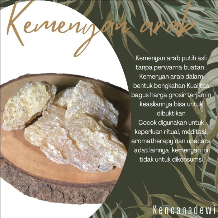 Kemenyan arab putih asli 100gram - Dupa kemenyan