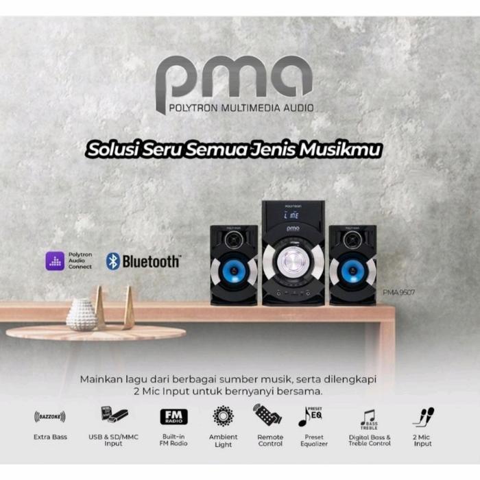 POLYTRON SPEAKER BLUETOOTH PMA 9527 PMA9527 PMA-9527