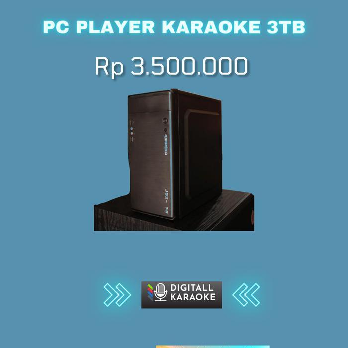 PLAYER PC KARAOKE LAGU TERUPDATE 3TB 55 RIBU LAGU Cd Dvd