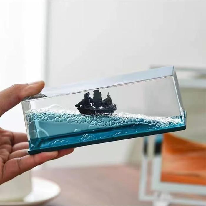 Kapal Hiasan Titanic Dekorasi Mobil Kapal One Piece Pajangan Kapal Pesiar Ornamen Mengambang