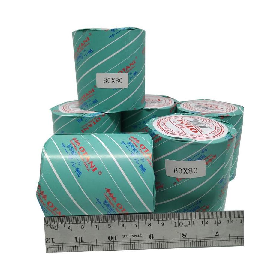 NEW!! KERTAS STRUK THERMAL OTANI 80 X 80 BLACK THERMAL PAPER ROLL OTANI