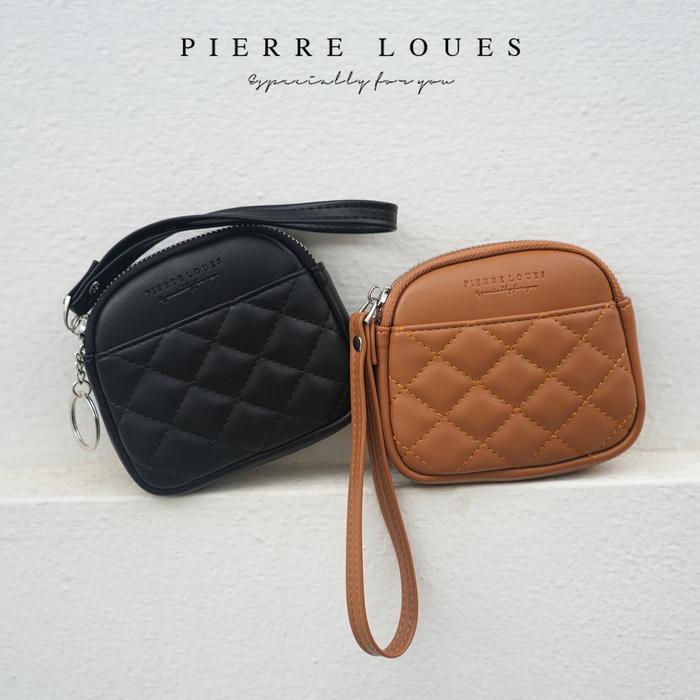 [Exclusive Di Tiktok] Dompet Koin Mini Wanita Kulit Pu Pierre Loues Hanae Wallet
