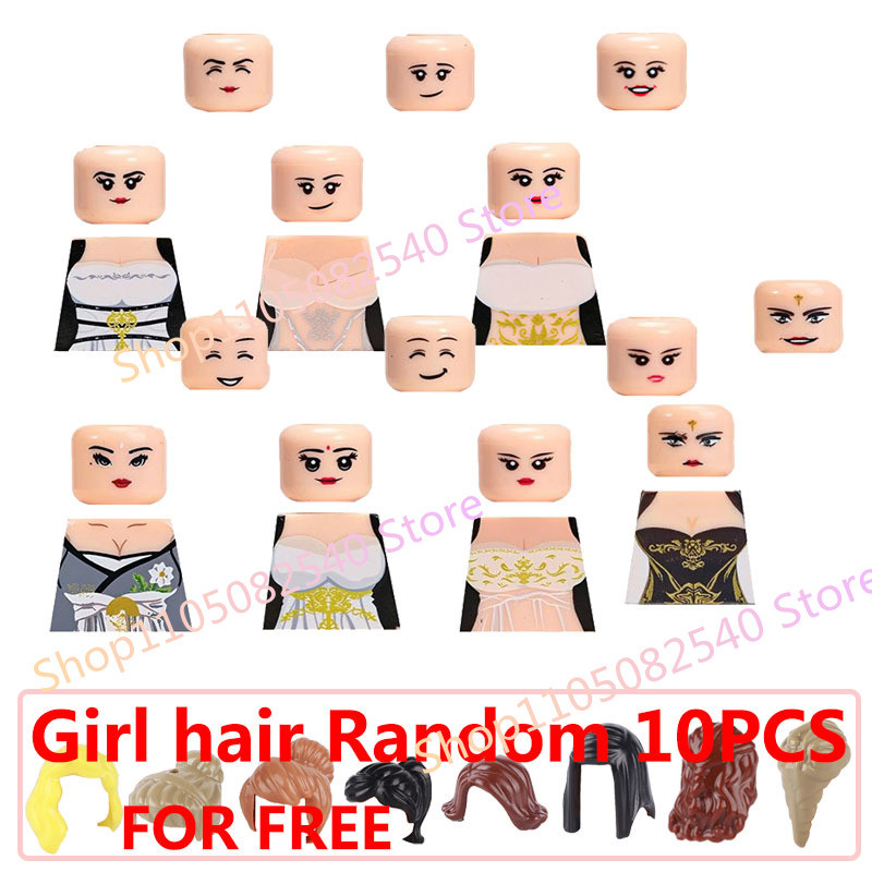 18+ Adult Mini Cartoon Action Figure Building Blocks Bikini Beauty Sex Woman Toys Tattoo Boy
