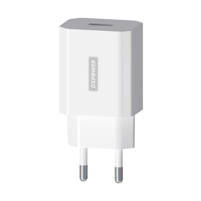 Dxpower Ct01 Travel Charger 10Pcs 1 Usb 2.4A Original Hitam Putih Input Ac 100-240V Output 5V 2.4A