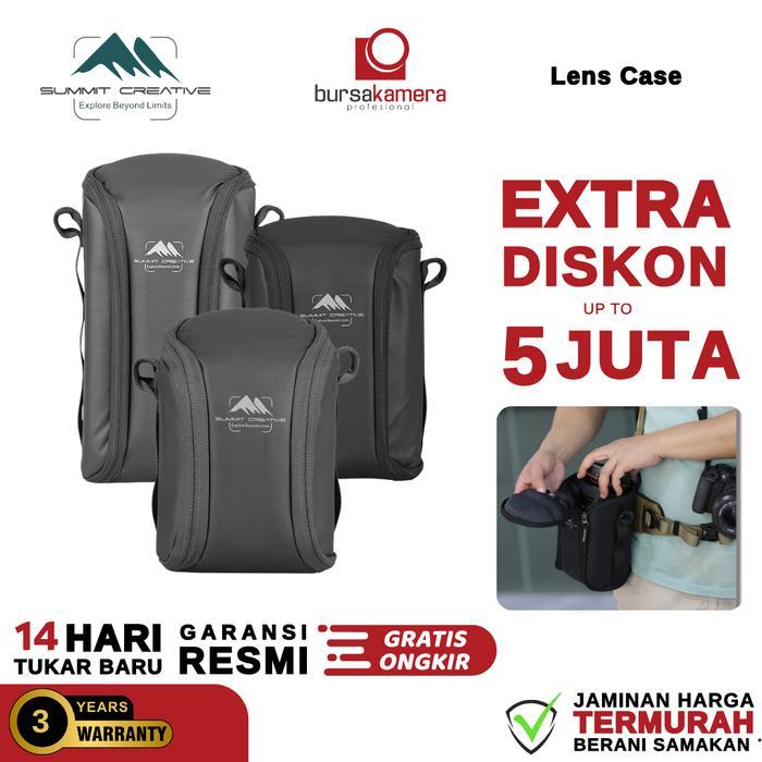 SALE Summit Creative Lens Case summit Tas Lensa Kamera Waterproof & Shockproof Case