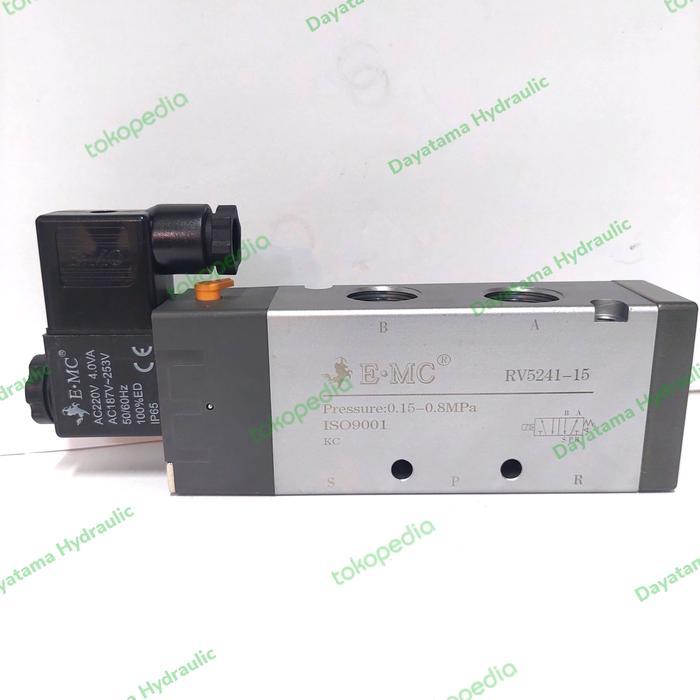 Rv5241-15 Solenoid Valve Emc Ac220V/Dc24V Port 1/2 Inch