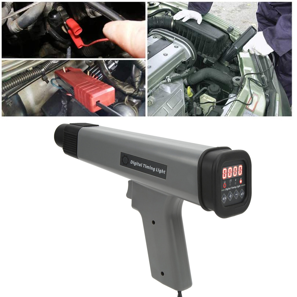 Digital Engine Timing Light Inductive Strobe Timing Light 12V Ignition Timing Light for Car