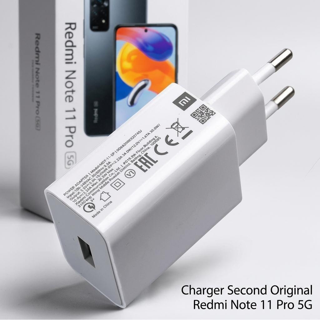 Charger Xiaomi MDY-11-EP Ori Bekas USB Fast Charging Redmi Note 11 Pro 5G