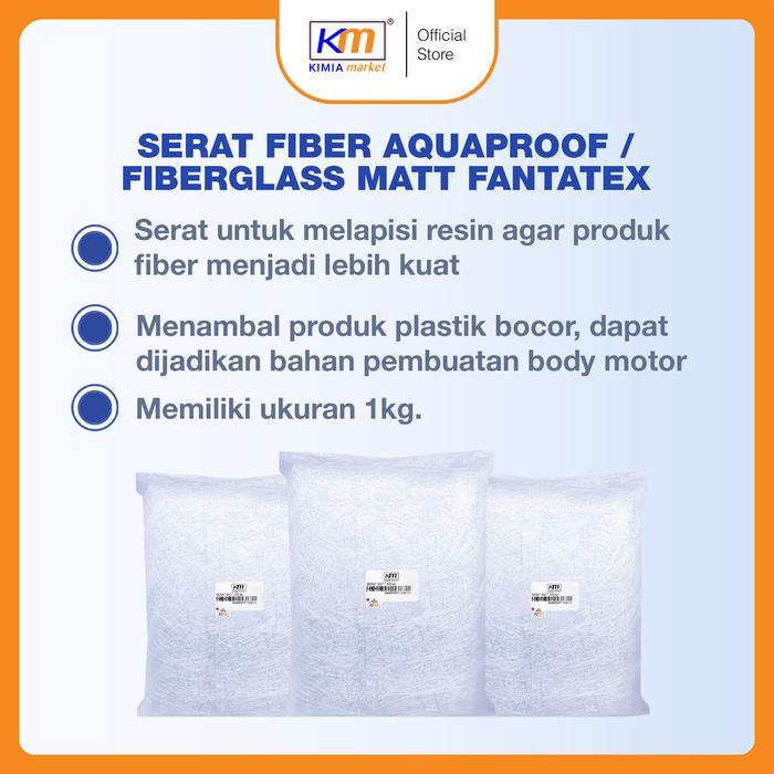 Serat Fiber Aquaproof / Fiberglass Matt / Fiber Glass Mat 1 Kg