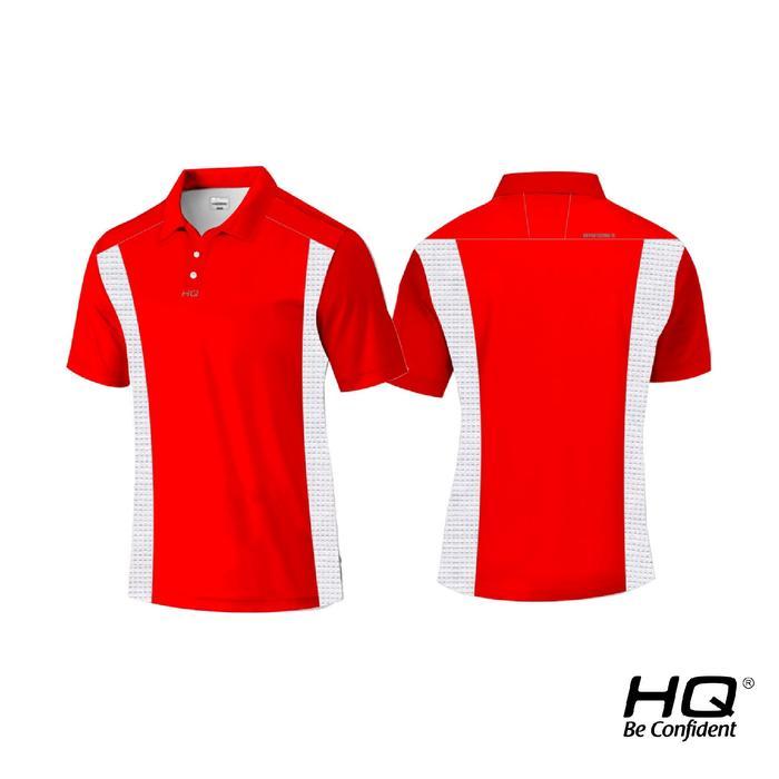 Polo Shirt Swiss Baju Polo Shirt Swiss Tech Golf Polyester DriFit Quality HQ#27 - Red, L Swiss Tech 