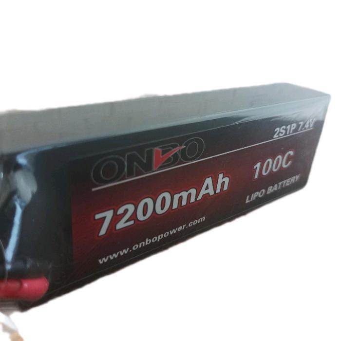 Lipo 2s Hardcase 7.4v 7200mah 100c Onbo Power - Control, Toy, Remote