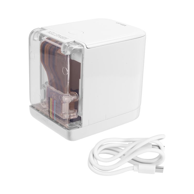 KONGTEN Mini Thermal Handheld Portable Printer Inkjet Food Printer Color Inkjet Logo Printer For