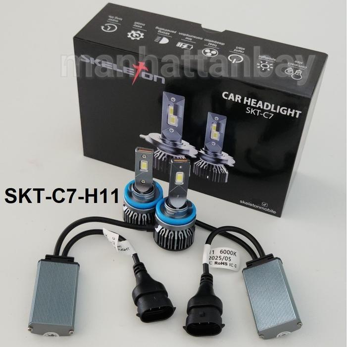 * Lampu Led Mobil Skeleton Cf6 & C7 Soket H4 & H11 *