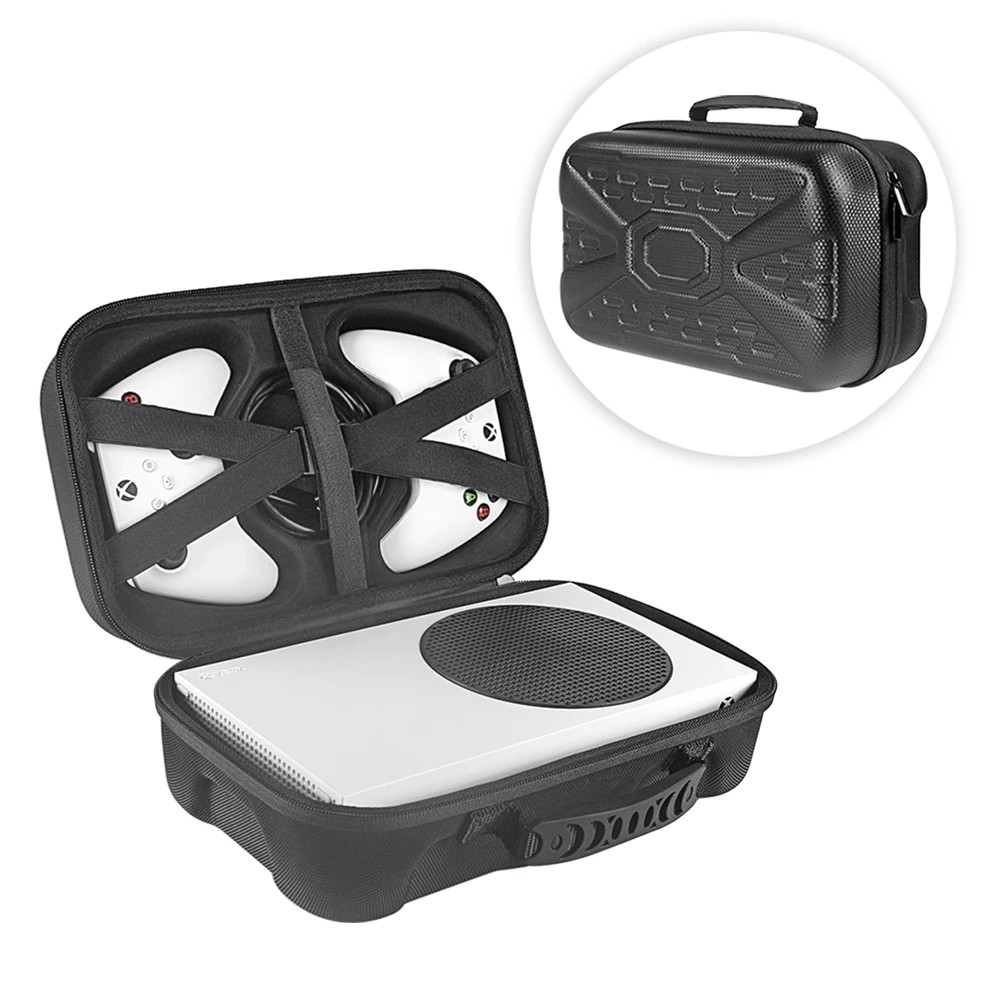 For X Box Xbox Series X S Bag Game Console Gamepad Controller Storage Organizer Travel Suitcase