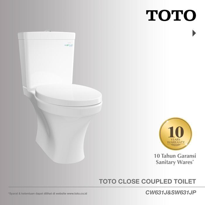 TOTO Closet CW631J/SW631JP | Closet Duduk - Kloset - Kloset Duduk - Eco-Washer