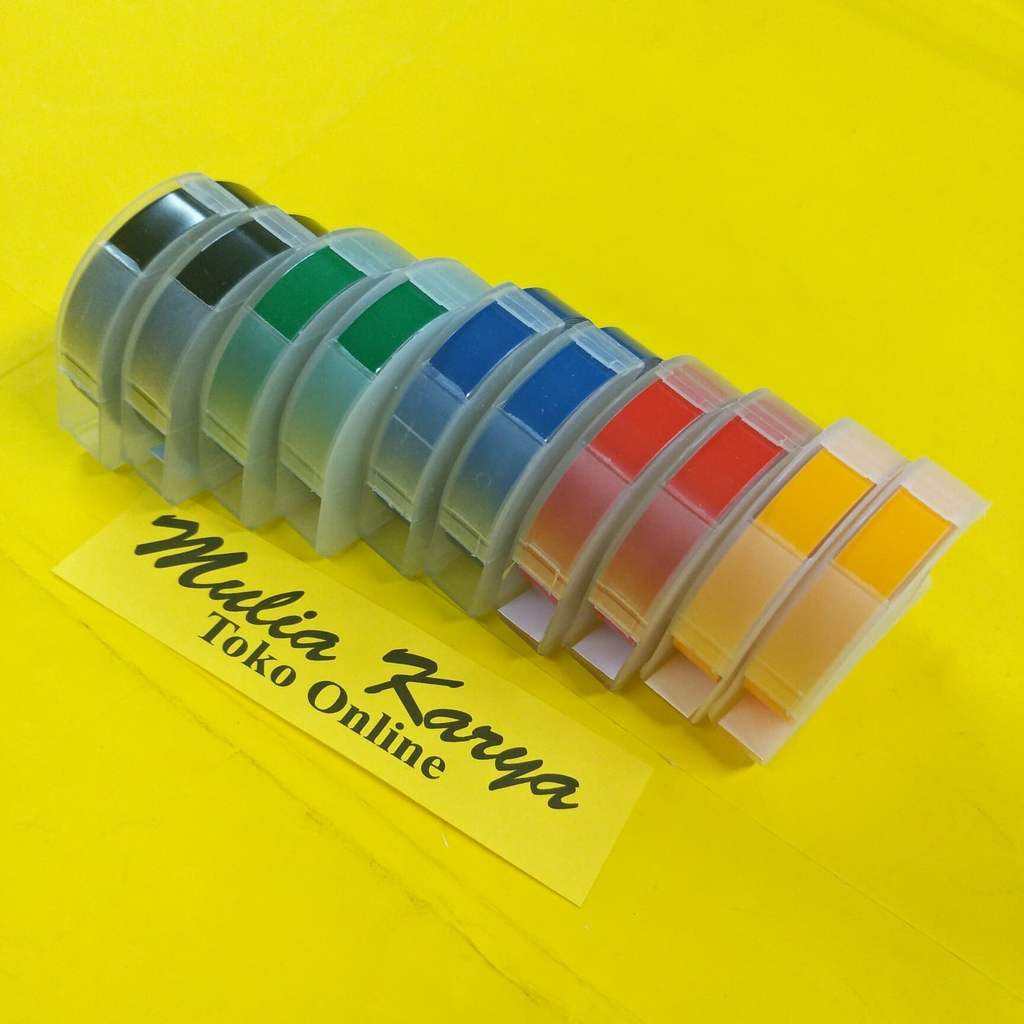 Pita Dymo 9 mm untuk Mesin Dymo