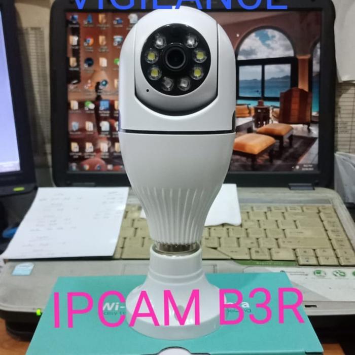 CCTV LAMPU IP WIRELESS PANORAMA FISHEYE 360 ( BOHLAM ) 3 MP 1080P