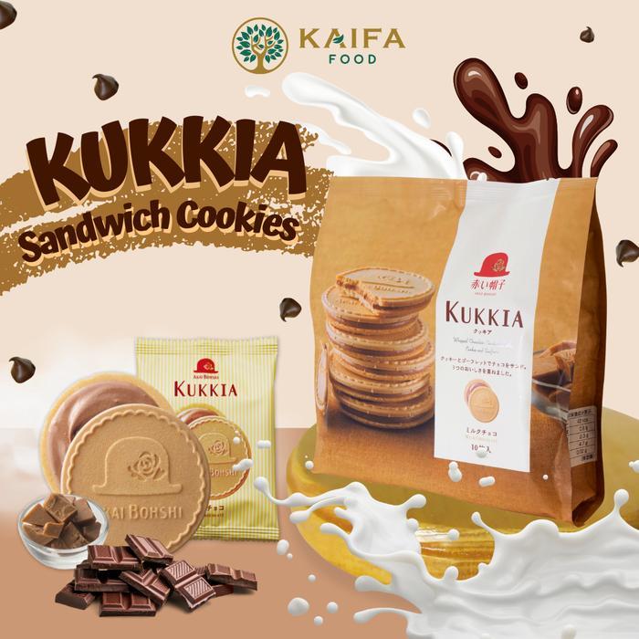Tivoli Kukkia Biscuit Chocolate - Biscuit Khas Jepang