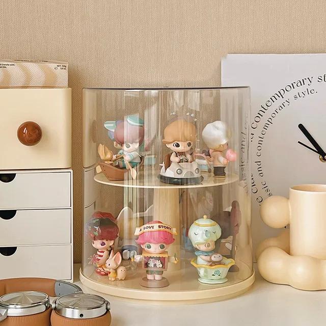 READY ROTATE DISPLAY BOX Display Action Fure Food Display Akrilik Case Acrylic