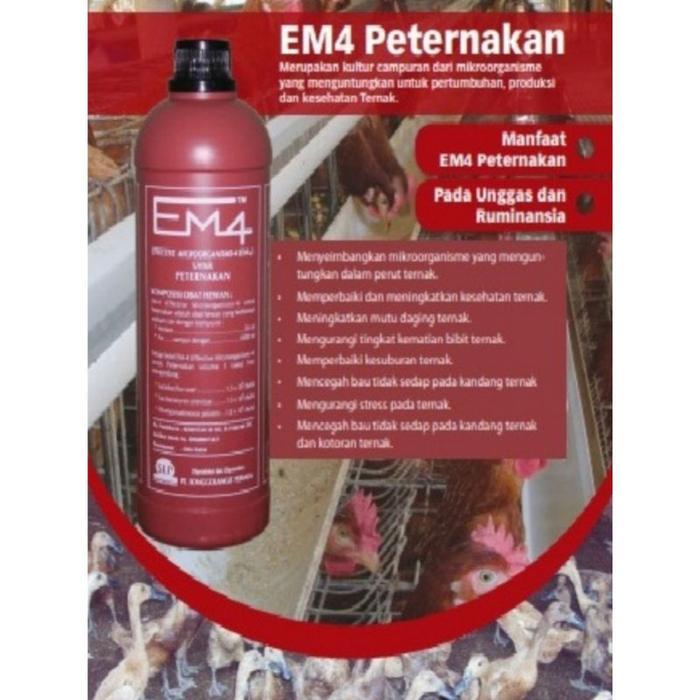 Em4 Peternakan Untuk Ayam Bebek Sapi Puyuh Em 4 Peternakan Isi 1 Liter