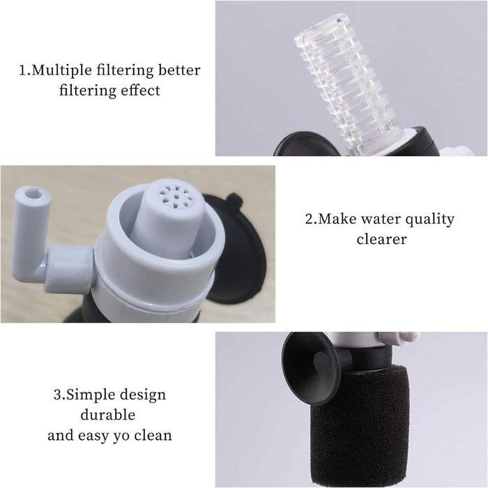 READY Akuarium Biofoam Aerator / Mini Filter Akuarium / Sponge Biofoam Filter