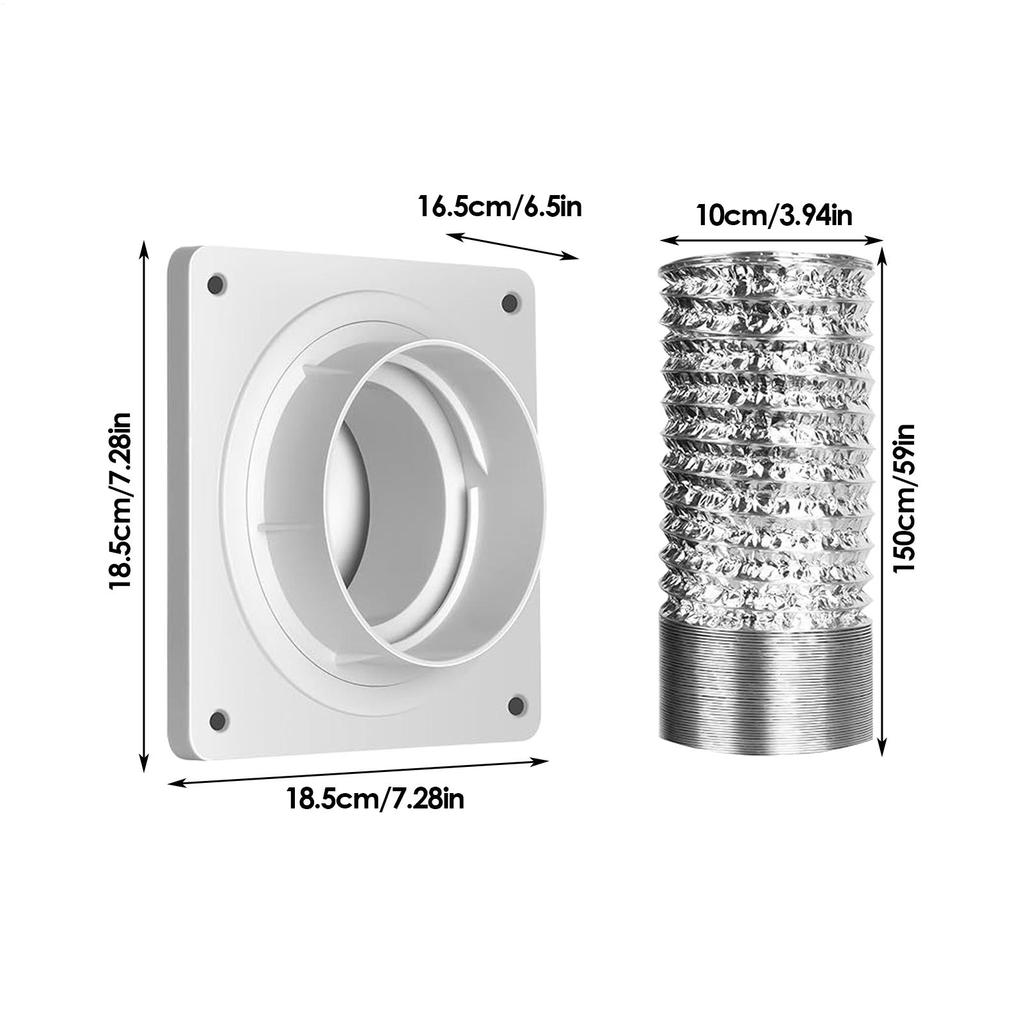 Portable Ac Window Vent Kit Portable Ac Exhaust Hose Window Kit Adjustable Connector Seal Ring For