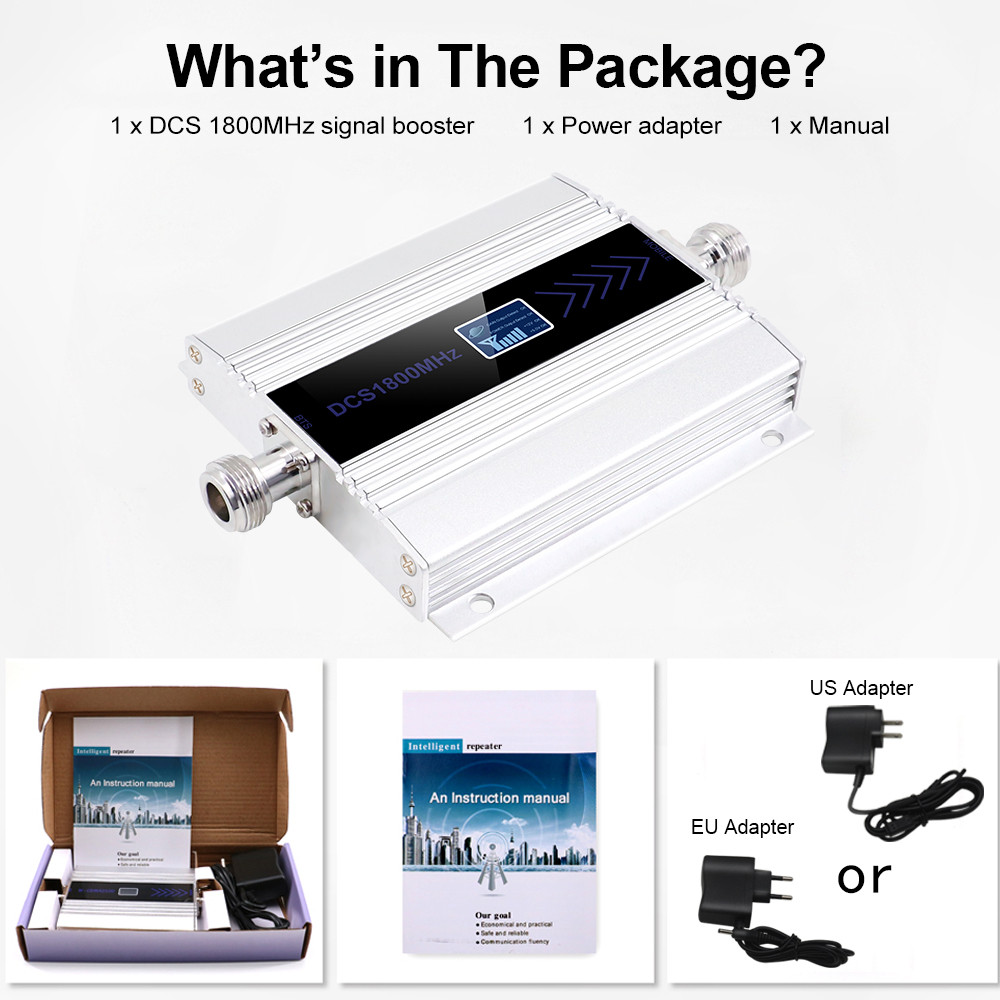 4g Lte 1800 MHZ booster LD display GSM amplifiador GSM 2g 4g booster DS 1800 booster mobile phone