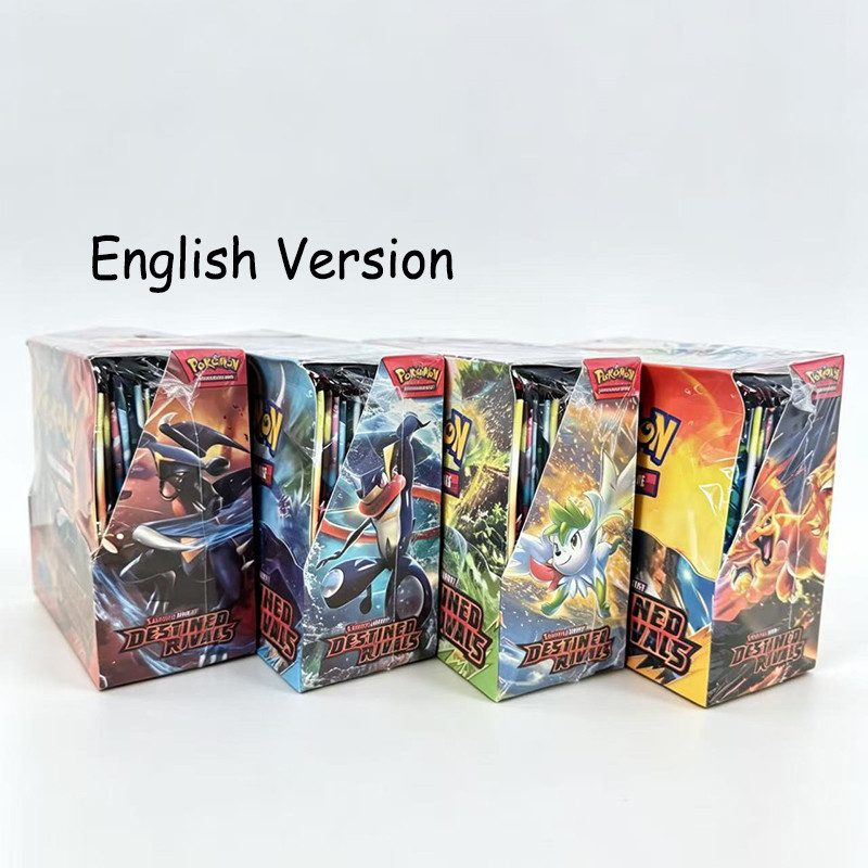288Pcs English Version Pokemon TCG Scarlet Violet Destined Rivals Classics Booster Box Pokemon Trade