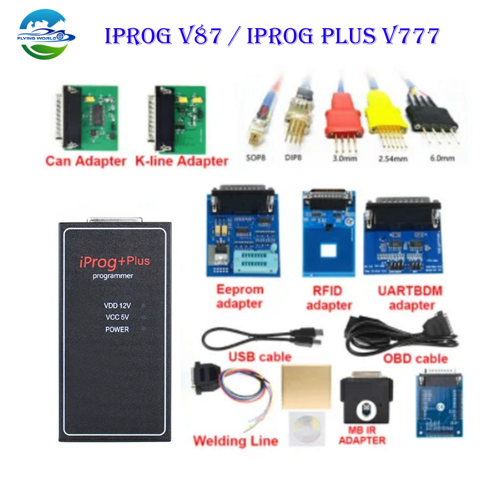 New V87 IPROG PRO Till 2019 Cars IMMO Key Programmer IPROG+ PLUS  V777 Airbag Reset ECU Diagnostic T