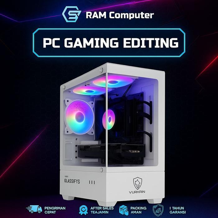 Pc komputer gaming AMD Ryzen 3 3200G - PC RAKITAN RYZEN 3 3200G SSD 128GB